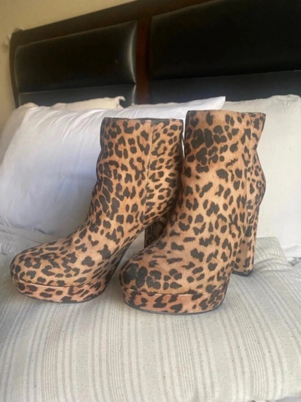 Cheetah boots
